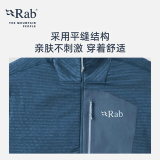 Rab睿坡 Ascendo 男士立领抓绒衣 黑色 S QFG-60