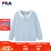 FILA 儿童童装卫衣2026秋季新款女小童针织套头衫