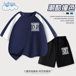 班尼路 童装男童套装夏季薄款儿童运动衣服青少年帅气潮酷夏装纯棉短裤