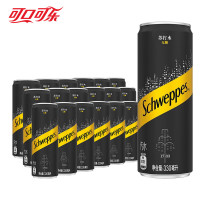 可口可乐 柠檬味气泡水 无糖苏打水  原味330ml*18罐