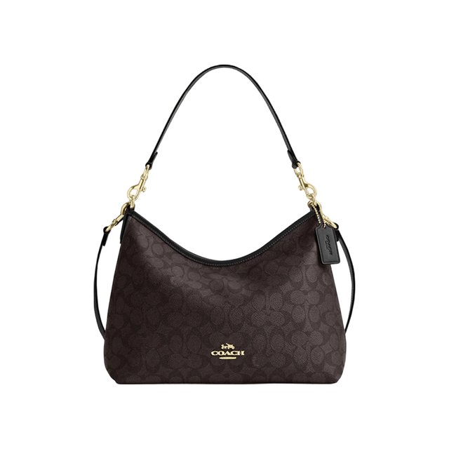 COACH 新款女包 LAUREL流浪包 核桃棕色 CEY95 七夕礼物