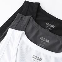 PUMA 夏季薄款速干男士打底背心内穿舒适运动圆领无袖背心