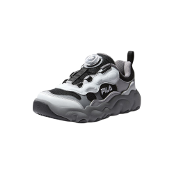 FILA 旋钮扣儿童篮球鞋 黑/铁锈灰-BS 36码