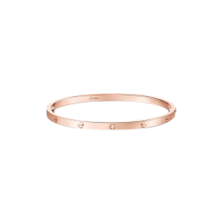 Cartier LOVE系列 窄版手镯 18K玫瑰金 B6079017 17cm