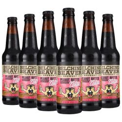 Belching Beaver 美国原装进口氮气版花生酱黑啤世涛355ml*6瓶