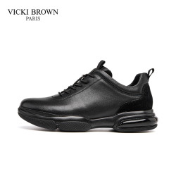 VICKI BROWN VICKIBROWN高档商务男鞋轻奢男士休闲鞋春季懒人一脚蹬皮鞋子
