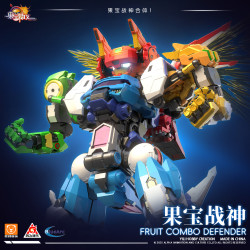 壹理创玩 果宝特攻集结战宝 可合体果宝战神拼装模型