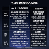 GaKior 欧盟认证运动理疗护腰带 L码