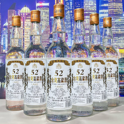 金厦缘 台湾高粱酒 52%vol 浓香型白酒 600ml