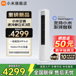 小米 立式柜机空调 大3匹 速冷静 新一级能效 十年包修72LW-PL30/A1A1
