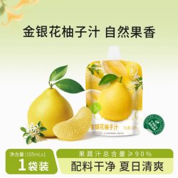 怡美益乐 枇杷雪梨金银花柚子汁 105ml*1袋