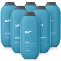 【破价】method 美方洁 男士沐浴露 冰川与花岗岩香型 532ml 6瓶装