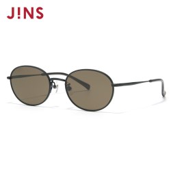 JINS 太阳眼镜金属椭圆小框老钱风防晒墨镜防紫外线UMF26S113