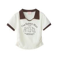 I.T it ccaabb女装夏季休闲百搭修身女式短款短袖Polo衫