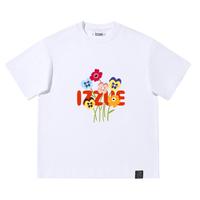 I.T IZZUE男女同款100%棉针织五分短袖T恤男