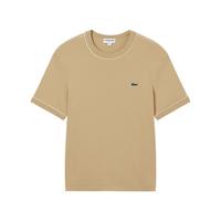 限尺码：LACOSTE 法国鳄鱼男装春夏时尚纯棉百搭舒适简约圆领正肩T恤
