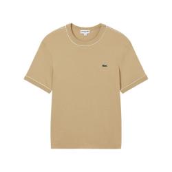 LACOSTE 法国鳄鱼男装春夏时尚纯棉百搭舒适简约圆领正肩T恤