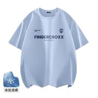 I.T it fingercroxx运动休闲宽松T恤凉感透气男款短袖