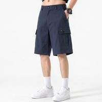 I.T IZZUE男式夏季纯棉透气直筒显瘦五分工装短裤男