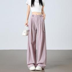 I.T it ccaabb日系复古街头工装直筒宽松阔腿休闲长裤女款