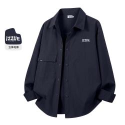 I.T izzue春秋日常运动休闲轻便透气男式长袖衬衫男