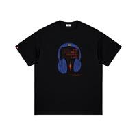 I.T CHOCOOLATE卡通耳机LOGO短袖全棉印花T恤