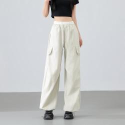 I.T it ccaabb美式复古工装休闲裤女夏季宽松阔腿裤