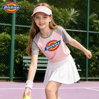 Dickies 女童夏装套装2026新款洋气时髦女孩速干短袖t恤两件套儿童百褶裙