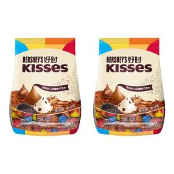 好时 Kisses眩彩多口味糖果巧克力 500g *2袋 休闲零食 婚庆喜糖伴手礼