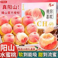 京地达 无锡阳山水蜜桃 250g/个 8斤礼盒