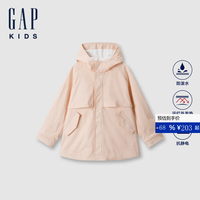 Gap 女童三合一防泼水抓绒外套644939 粉色 150 cm (12-13岁) 亚洲尺码
