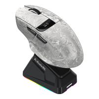 VIPERADE 蝰蛇V3 Pro 三模无线鼠标游戏电竞轻量化蓝牙可充电长续航珠光银送充电底座
