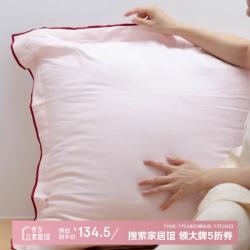 若奈 Chenonceau.月季嫣粉/PureFlex南法亚麻大靠包床头抱枕靠枕 “Dames de Chenonceau” 含枕芯