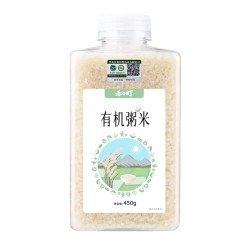 禾小町 有机小粒粥米 450g 瓶装