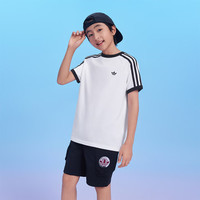 阿迪达斯 3 STRIPES T-SHIRT 圆领短袖T恤 140cm