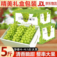 玖原农珍 四川阳光玫瑰葡萄含箱5斤净果4斤单果8-12g 大颗晴王新鲜水果