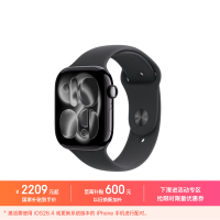Apple Watch Series 11 46mm 智能手表 亮黑色 GPS版