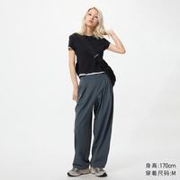 优衣库 防紫外线 女士防晒裤 08 深灰色 2XL