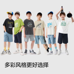 巴拉巴拉 儿童吸湿速干短袖T恤