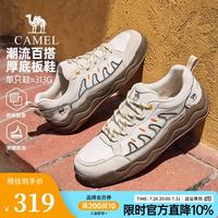 骆驼 男鞋2026秋季新款复古百搭厚底运动休闲鞋经典潮流男士板鞋 G16A391018