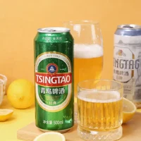 PLUS会员：青岛啤酒 原麦汁浓度经典10°P 白啤11°P 8经典+2白啤 500mL*10罐