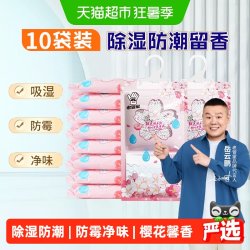 老管家 可挂式除湿袋230g*10袋防潮防霉除湿盒宿舍学生吸湿干燥剂
