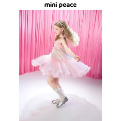 Mini Peace MINIPEACE太平鸟童装女童公主裙夏季新款儿童连衣裙