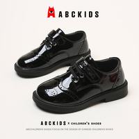 ABCKIDS ABC KIDS儿童皮鞋春秋童鞋黑色软底英伦学生演出单鞋3028黑色33