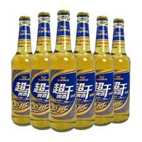 天湖啤酒 超干啤酒 8度 500ml*6瓶 玻璃瓶装