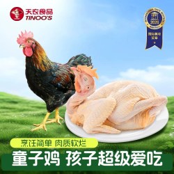 天农 广东 清远鸡小公鸡 800g*2只