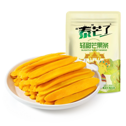 泰芒了 轻甜芒果条 70g*1袋 厚切果干