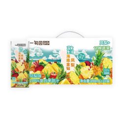 一甸园 海南金钻凤梨味100%复合果蔬汁