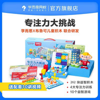 学而思网校 学而思布鲁可积262粒大颗粒兼容布鲁可积木系统