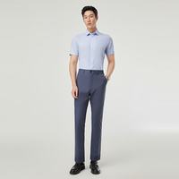 雅戈尔 VSTP114807IBY 200支纱棉桑蚕丝 浅蓝 39(170/88Y) 短袖衬衫